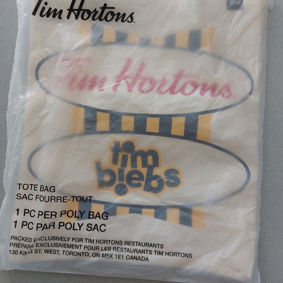 NIB Tim Horton's Tim Bieb's tote - Picture 2 of 3
